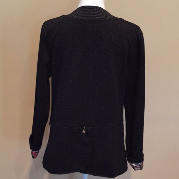 VOLT Design Blazer Black Dots Bright Lining NWT - Picture 3 of 9